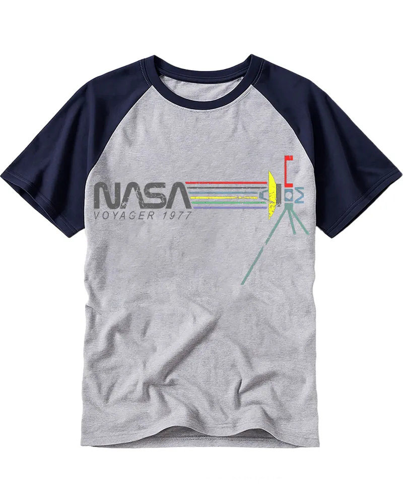Retro Science Spacecraft Color Streak Raglan Tee