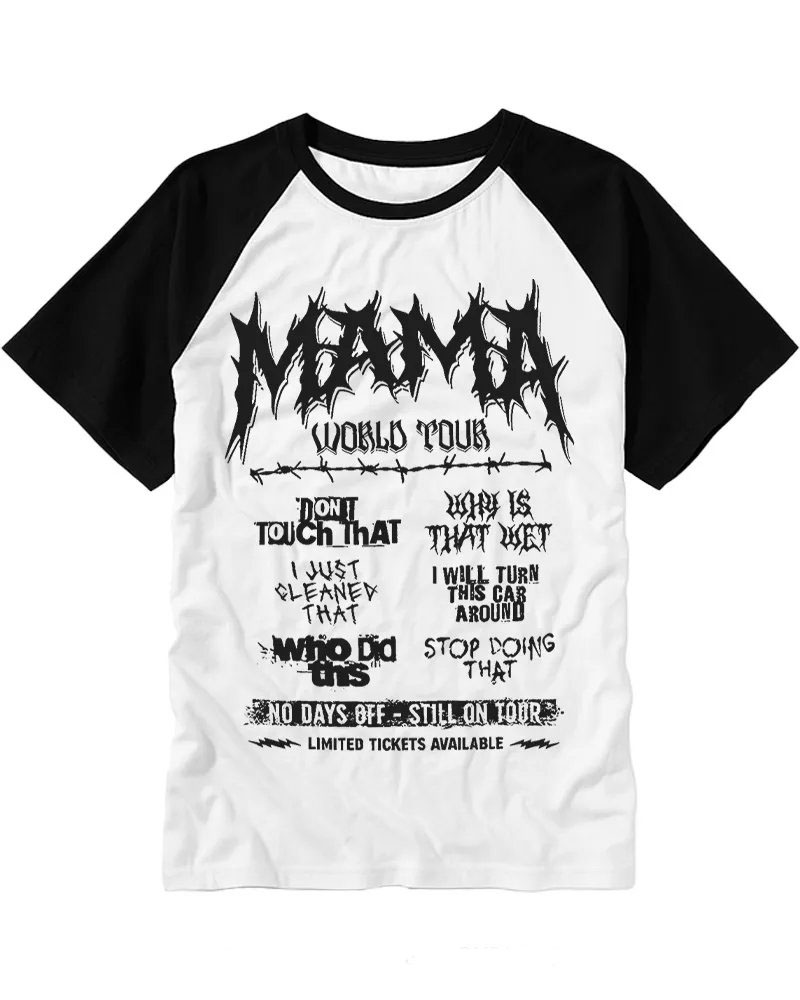 Heavy Metal Mom Humor Art Tee