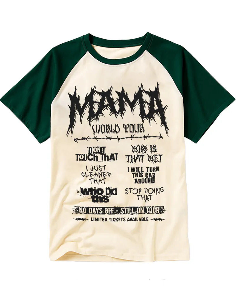 Heavy Metal Mom Humor Art Tee