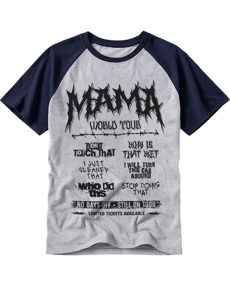 Heavy Metal Mom Humor Art Tee