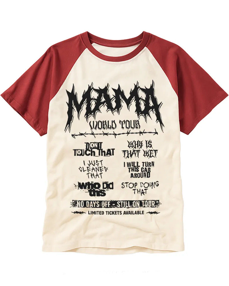Heavy Metal Mom Humor Art Tee