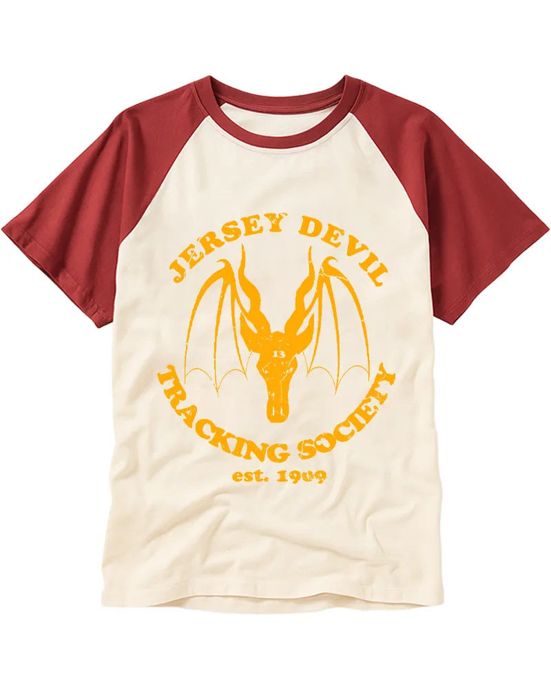 Retro Cryptid Winged Devil Graphic Tee