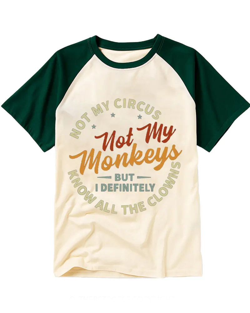 Classic Retro Sassy Phrase Cotton Raglan Tee