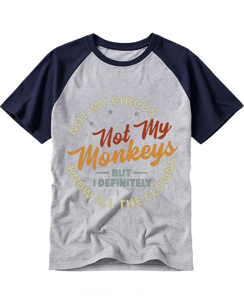 Classic Retro Sassy Phrase Cotton Raglan Tee