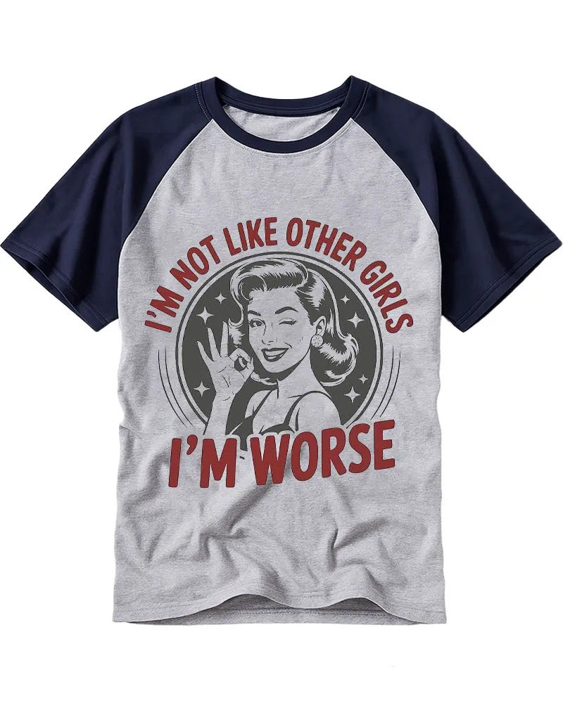 Retro Sarcastic Pin-Up Girl Graphic Tee
