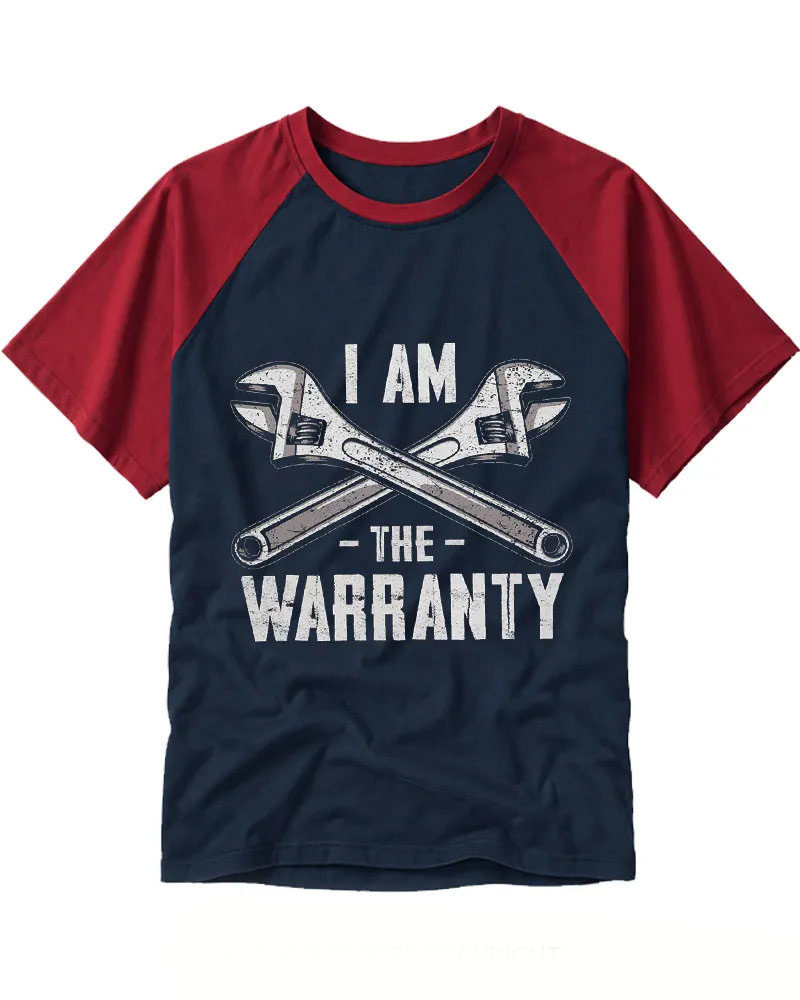 Vintage Mechanic Tools Graphic Raglan Tee