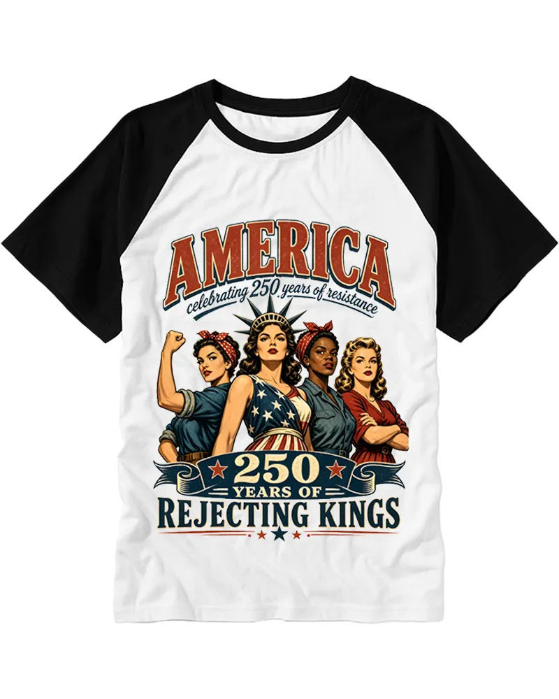 Retro Patriotic Women Power Tee