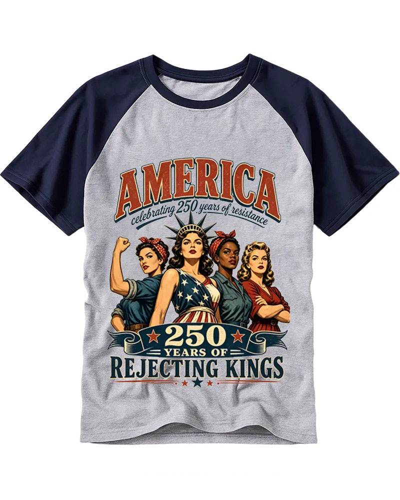 Retro Patriotic Women Power Tee