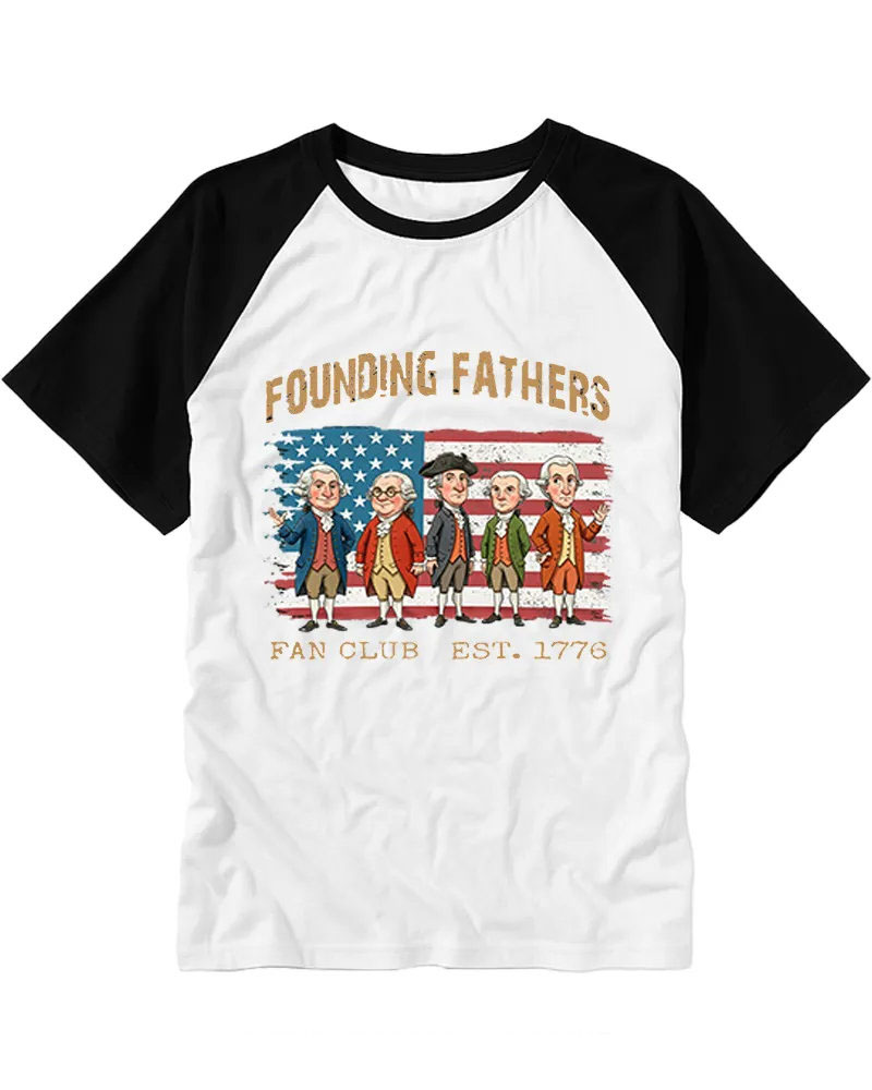 Cute Founding Fathers Fan Club Tee