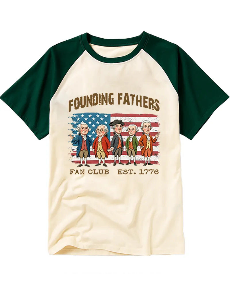 Cute Founding Fathers Fan Club Tee