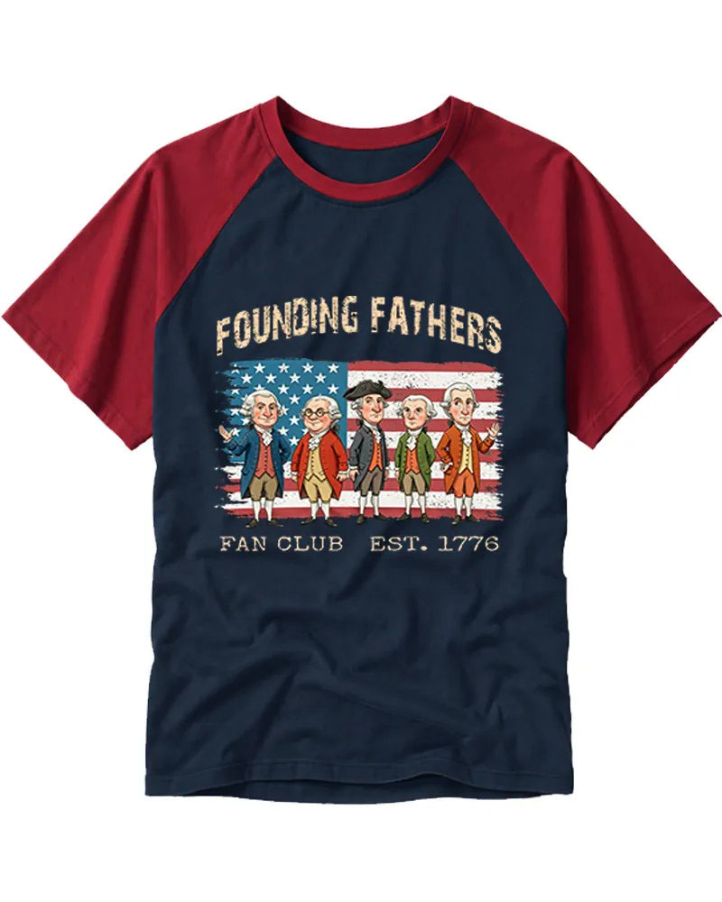 Cute Founding Fathers Fan Club Tee