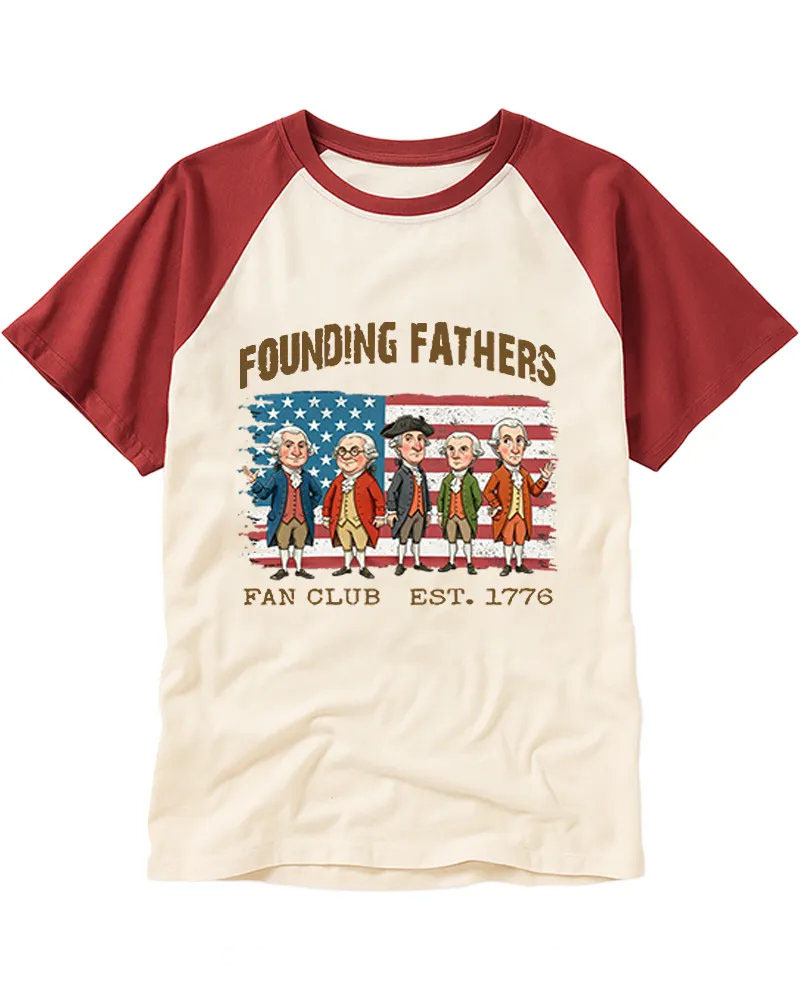 Cute Founding Fathers Fan Club Tee