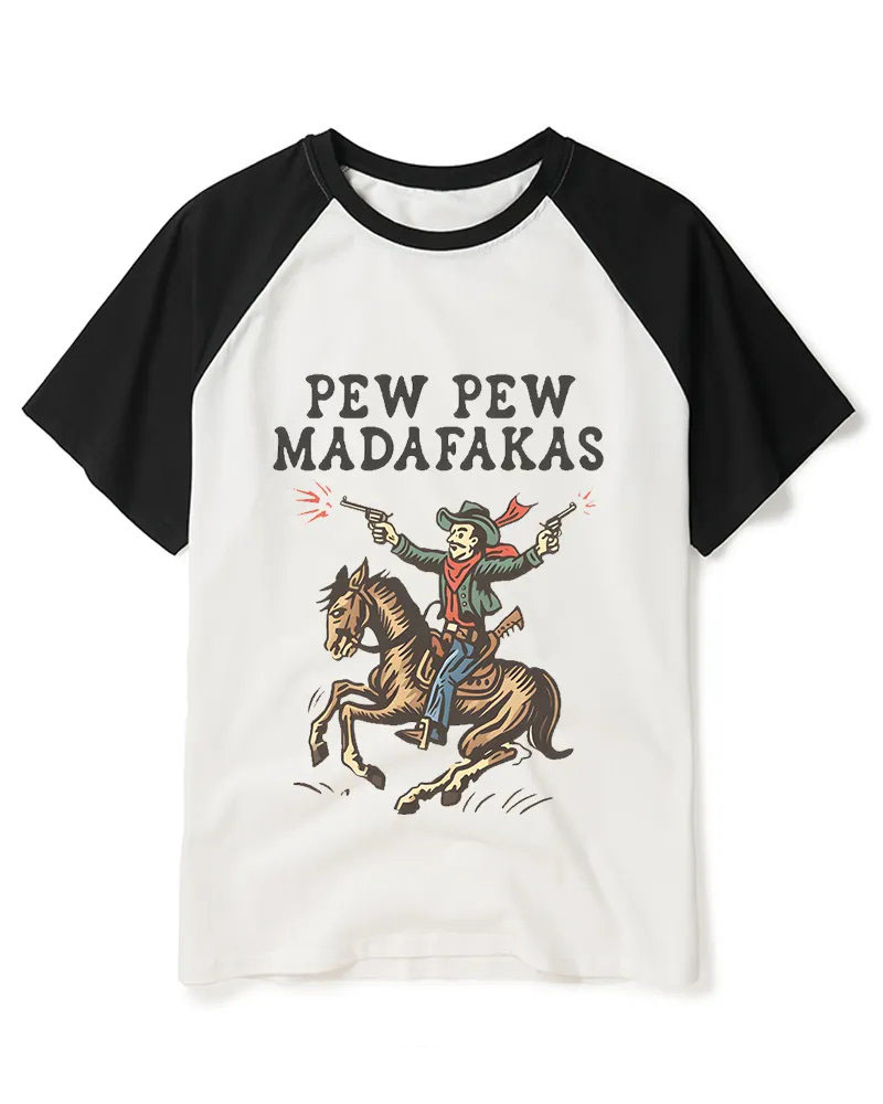 Retro Cowboy Shooter Graphic Tee