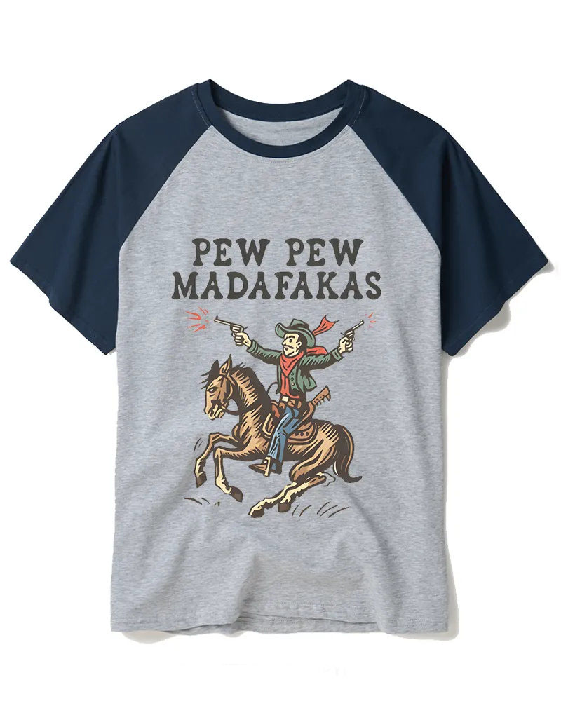 Retro Cowboy Shooter Graphic Tee
