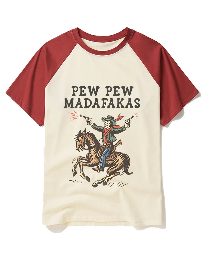 Retro Cowboy Shooter Graphic Tee