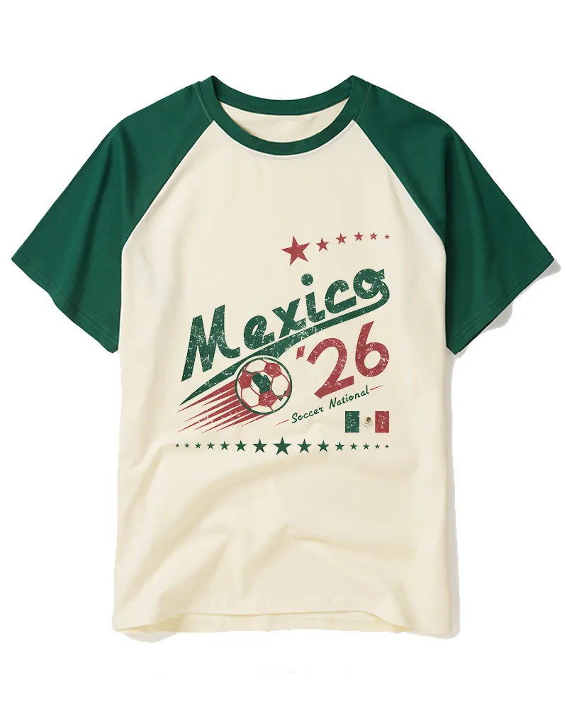 Retro Mexico Soccer Team Graphic Tee