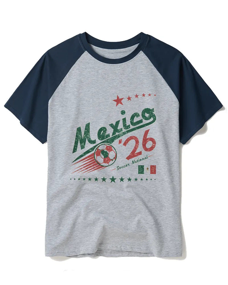 Retro Mexico Soccer Team Graphic Tee