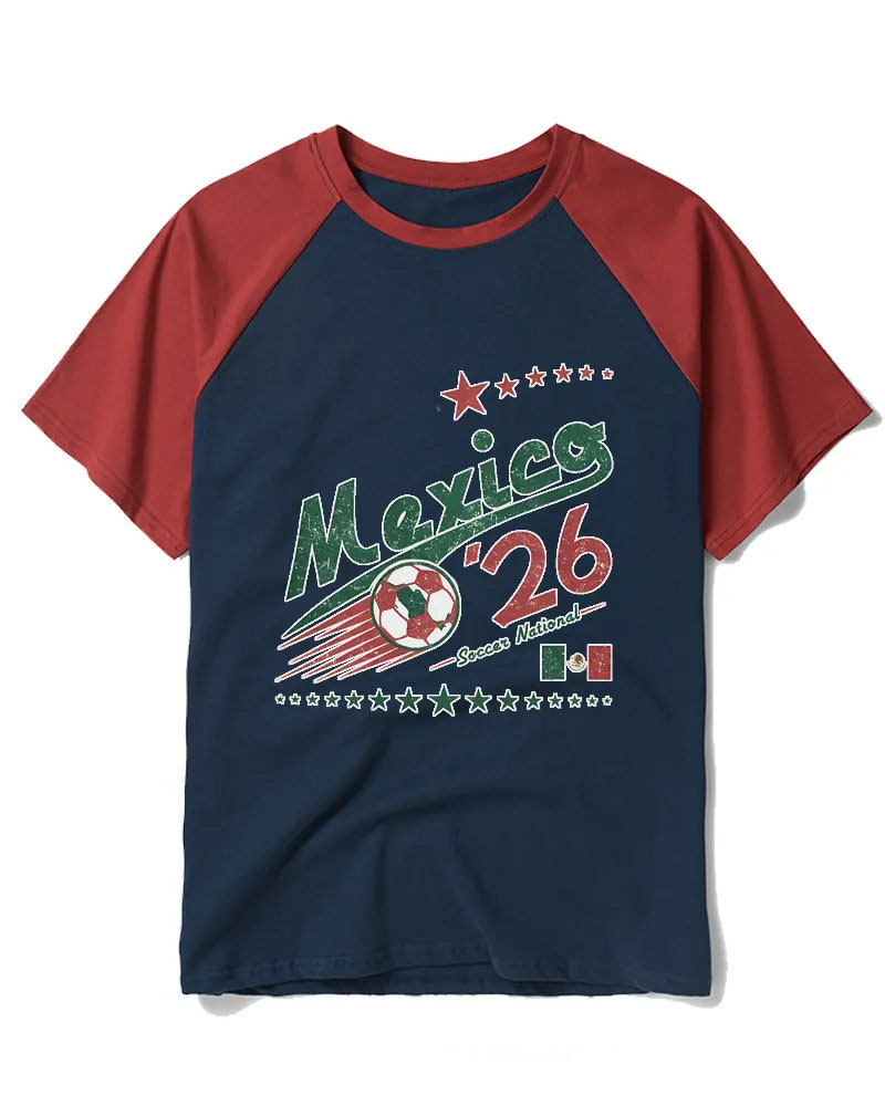 Retro Mexico Soccer Team Graphic Tee