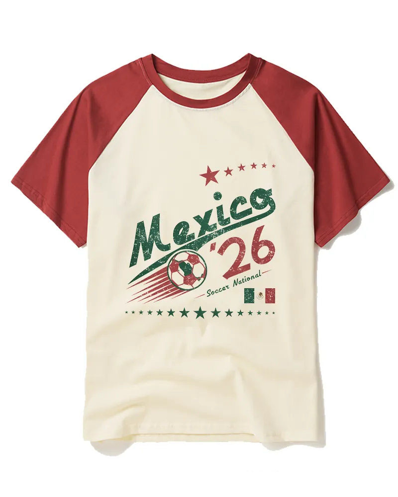 Retro Mexico Soccer Team Graphic Tee