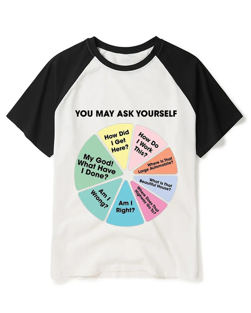 Retro Lyric Pie Chart Graphic Tee