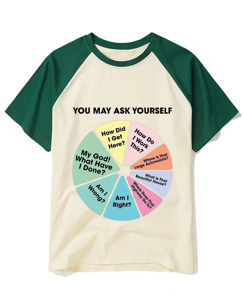 Retro Lyric Pie Chart Graphic Tee