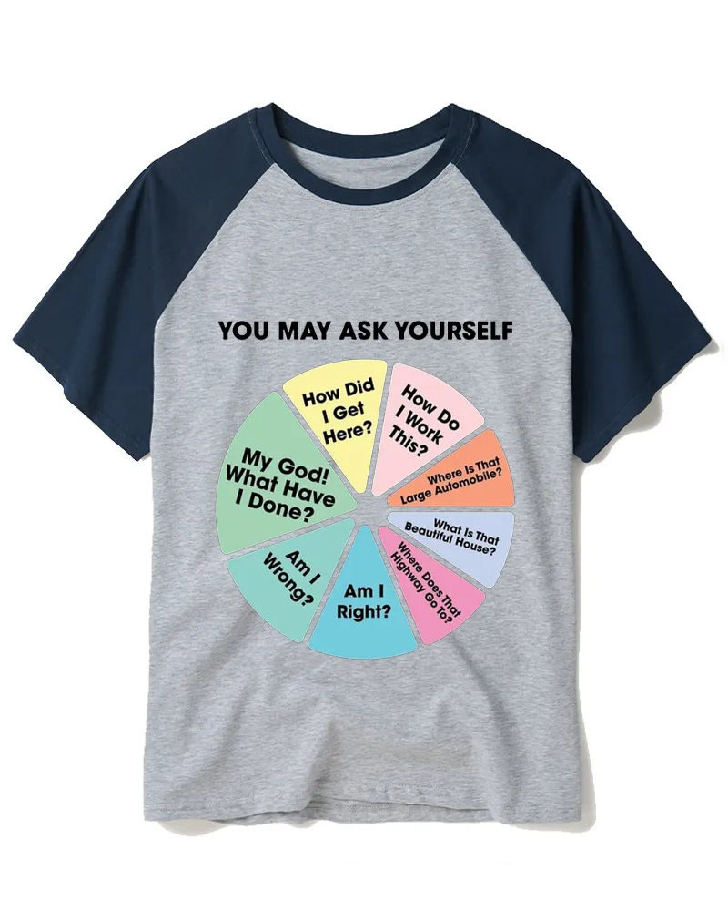 Retro Lyric Pie Chart Graphic Tee