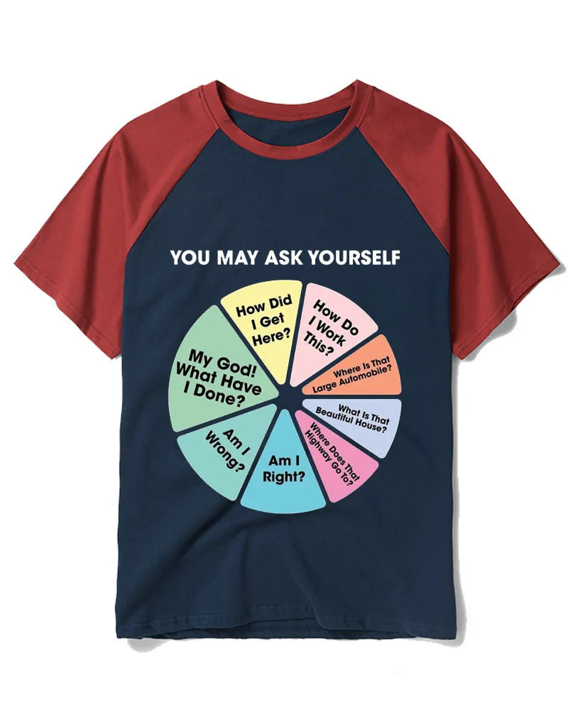 Retro Lyric Pie Chart Graphic Tee