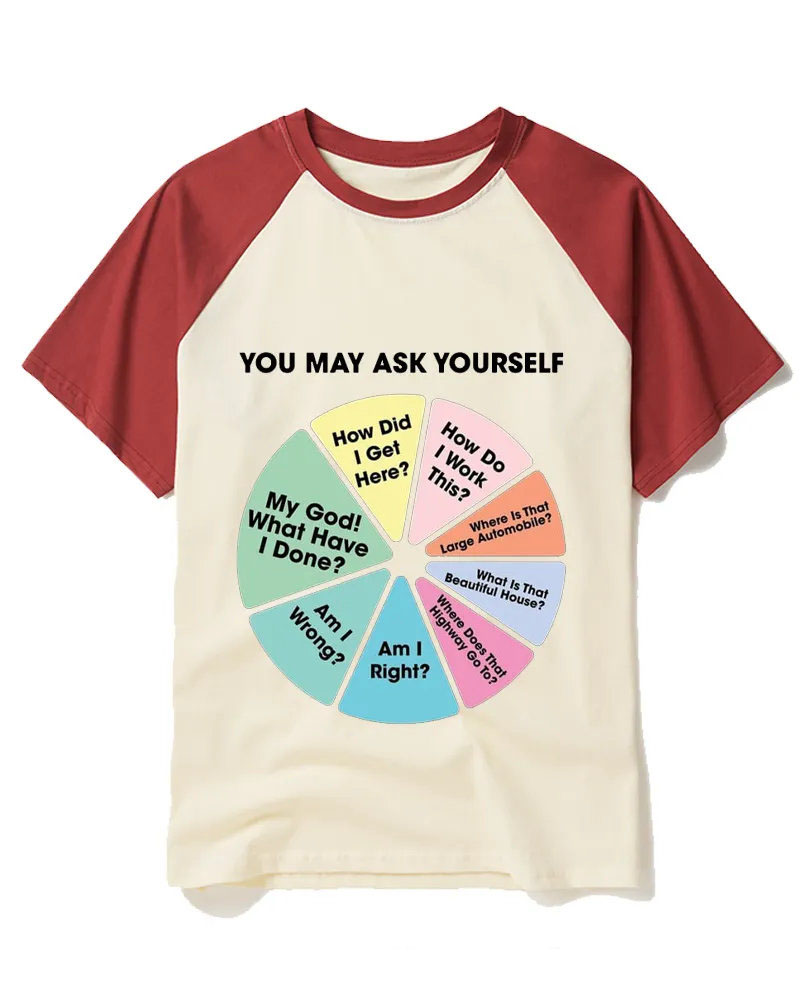 Retro Lyric Pie Chart Graphic Tee