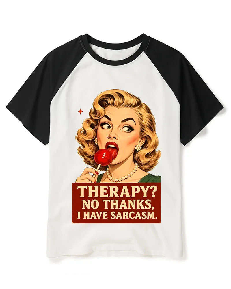 Retro Sarcastic Pin-Up Graphic Tee