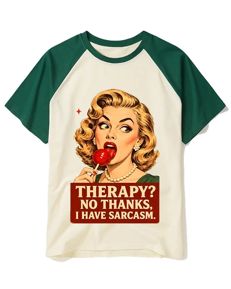 Retro Sarcastic Pin-Up Graphic Tee
