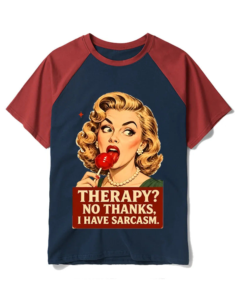 Retro Sarcastic Pin-Up Graphic Tee
