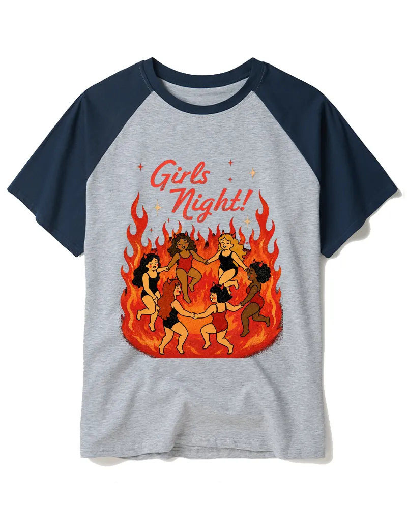 Vintage Fire Circle Sarcastic Art Tee