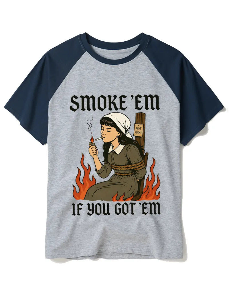 Retro Witch Burn Dark Humor Graphic Tee