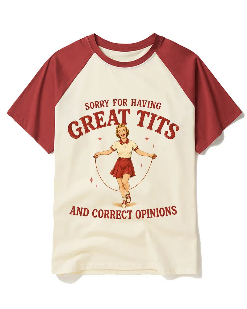 Retro Sassy Jumping Rope Girl Graphic Tee	
