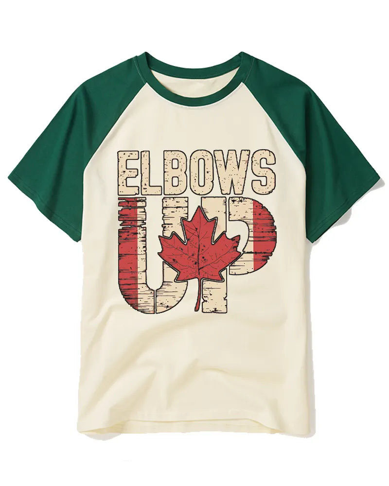 Retro Canadian Maple Leaf Graphic Tee