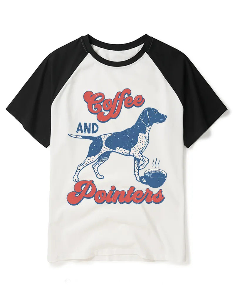 Vintage Dog Lover Coffee Art Tee