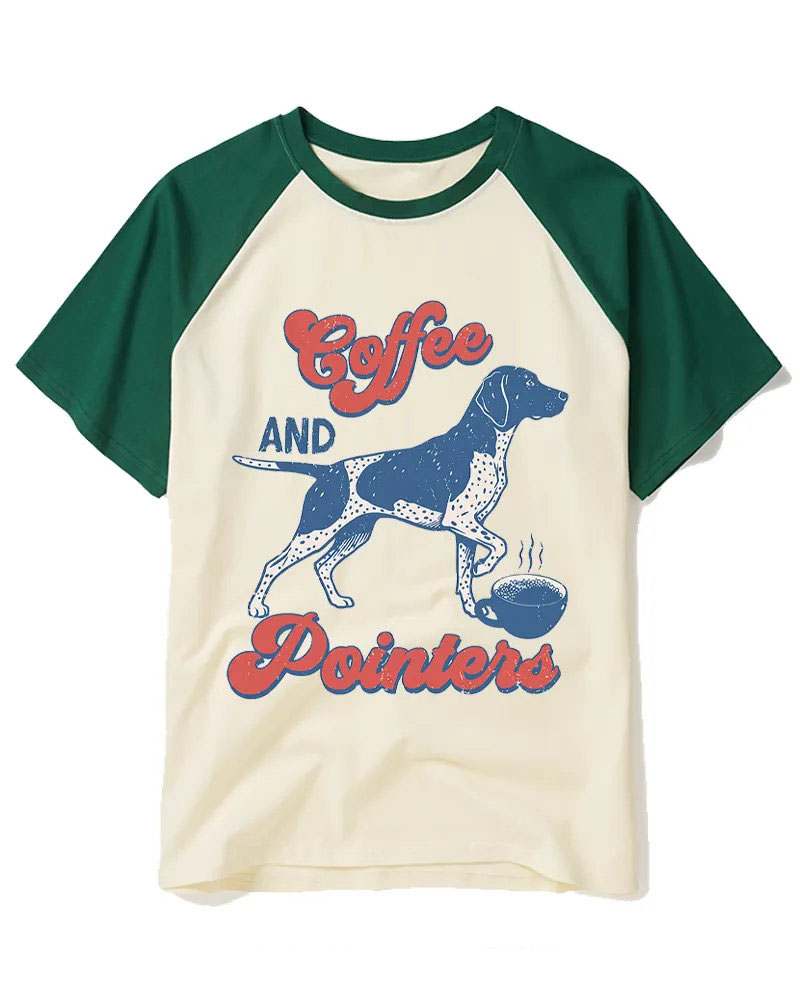 Vintage Dog Lover Coffee Art Tee