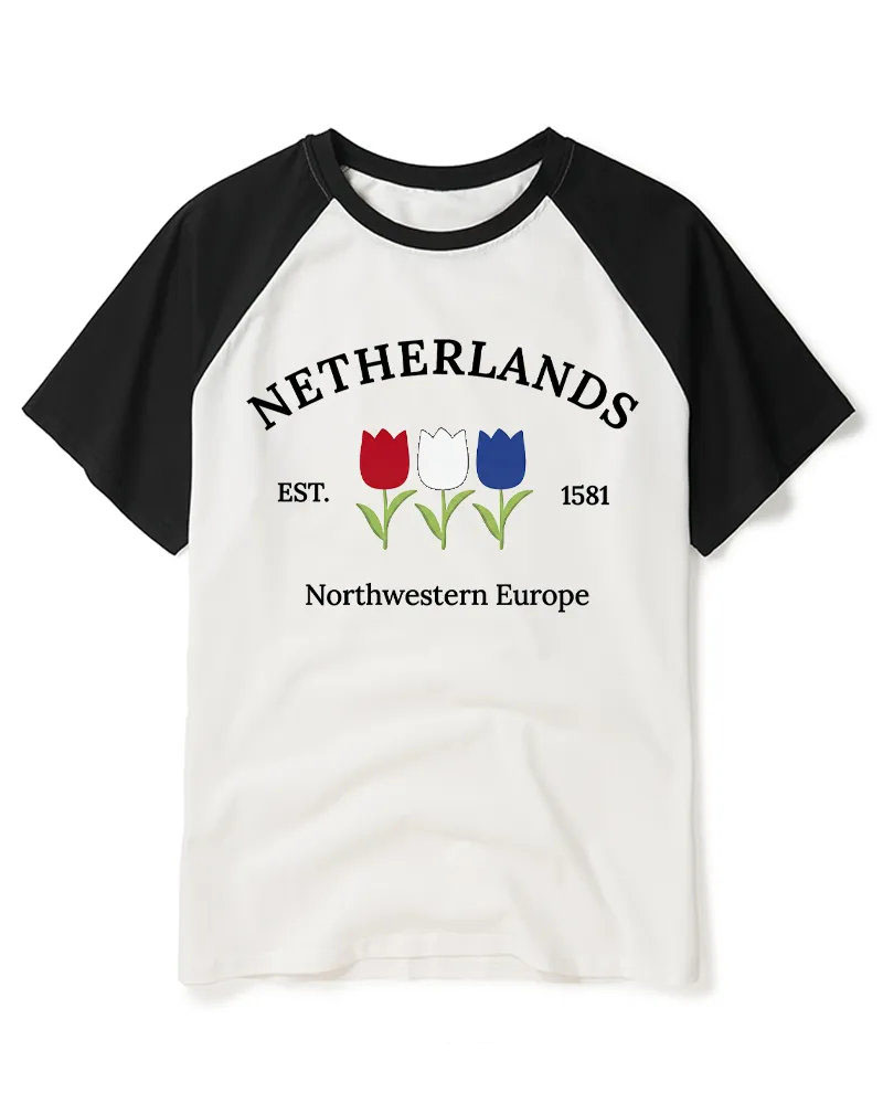 Northwestern Europe 1581 Raglan Baseball T-Shirt