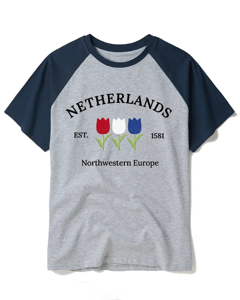 Northwestern Europe 1581 Raglan Baseball T-Shirt