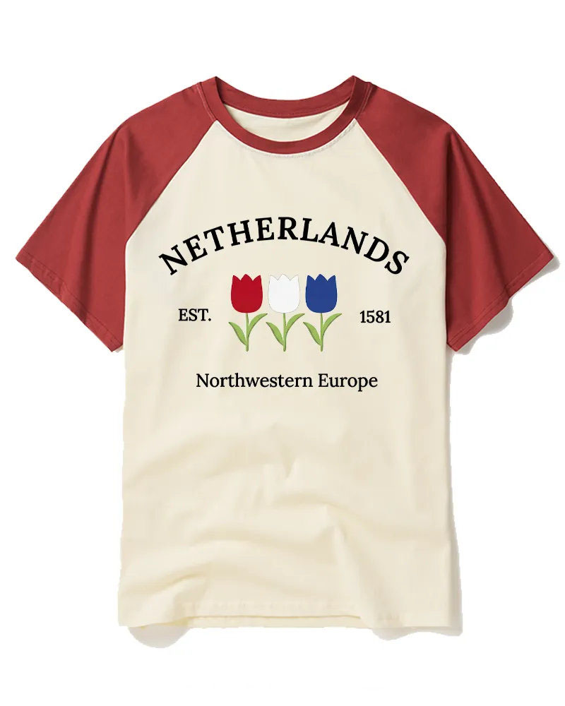 Northwestern Europe 1581 Raglan Baseball T-Shirt