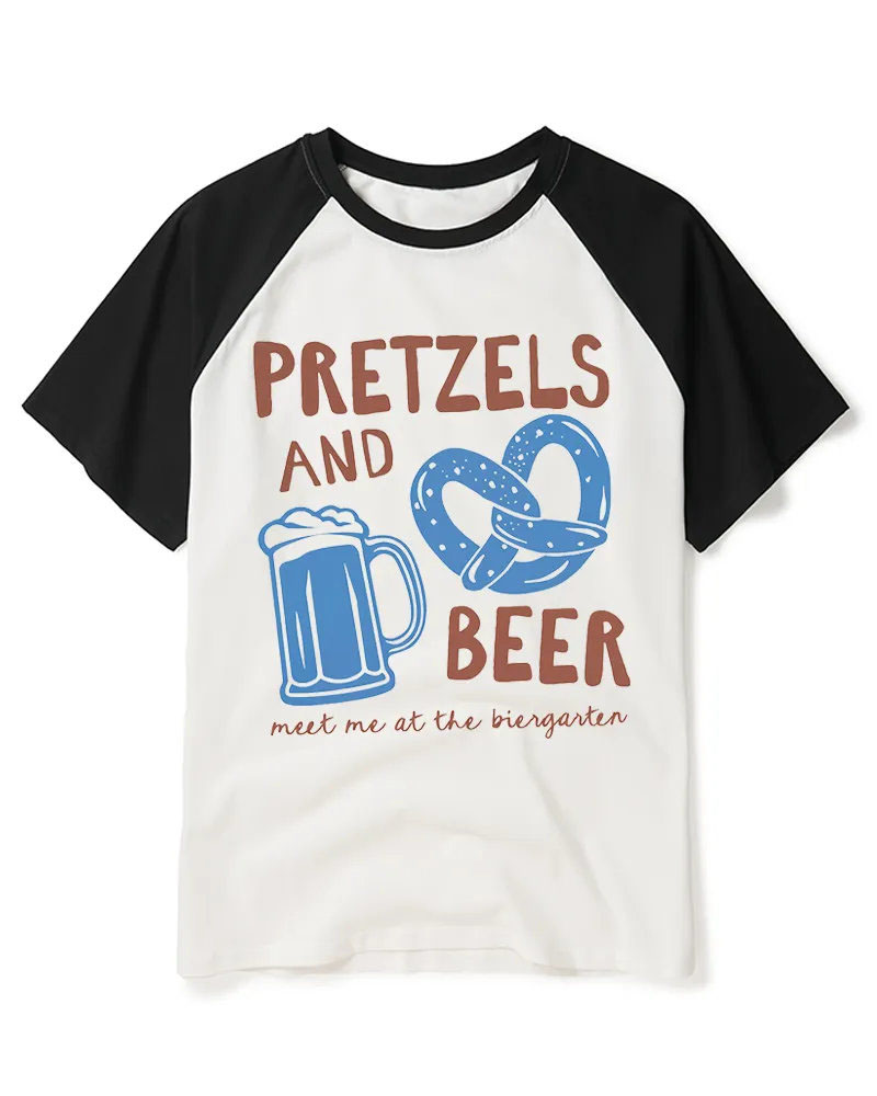 Oktoberfest 2000s Raglan Baseball T-Shirt