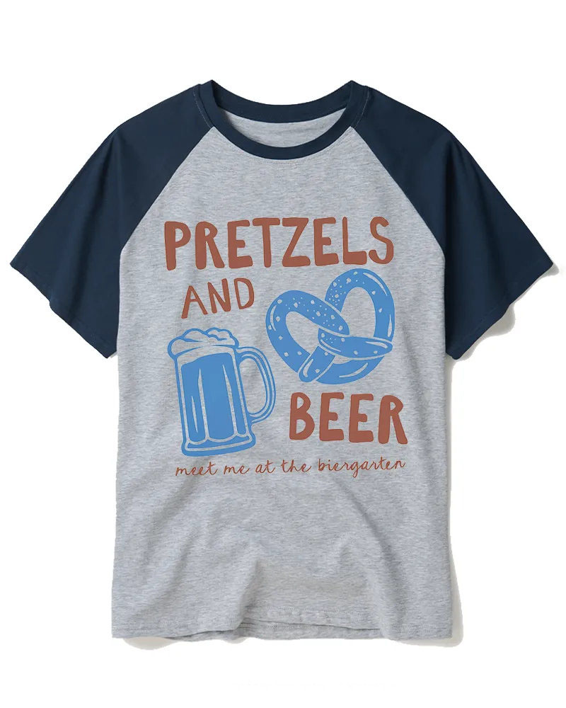 Oktoberfest 2000s Raglan Baseball T-Shirt