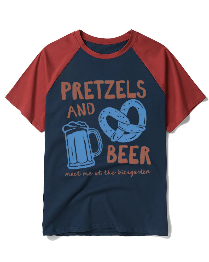 Oktoberfest 2000s Raglan Baseball T-Shirt