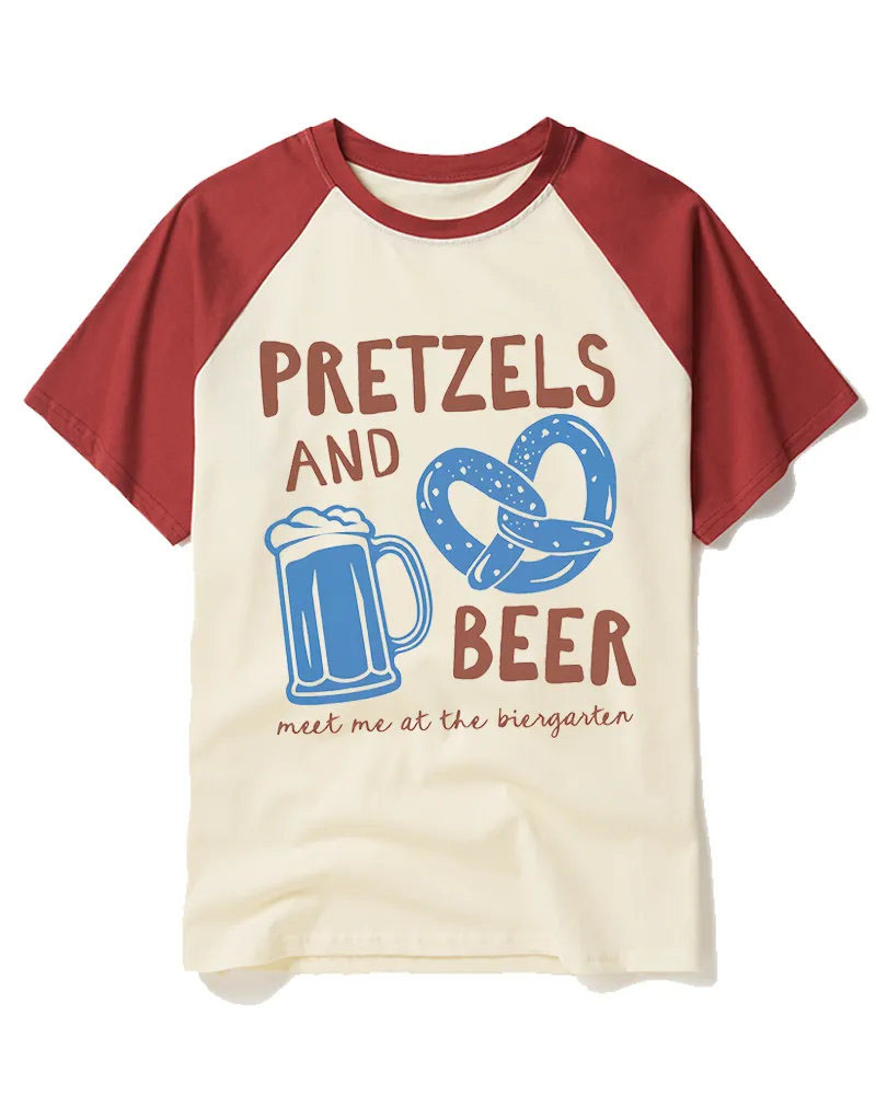 Oktoberfest 2000s Raglan Baseball T-Shirt