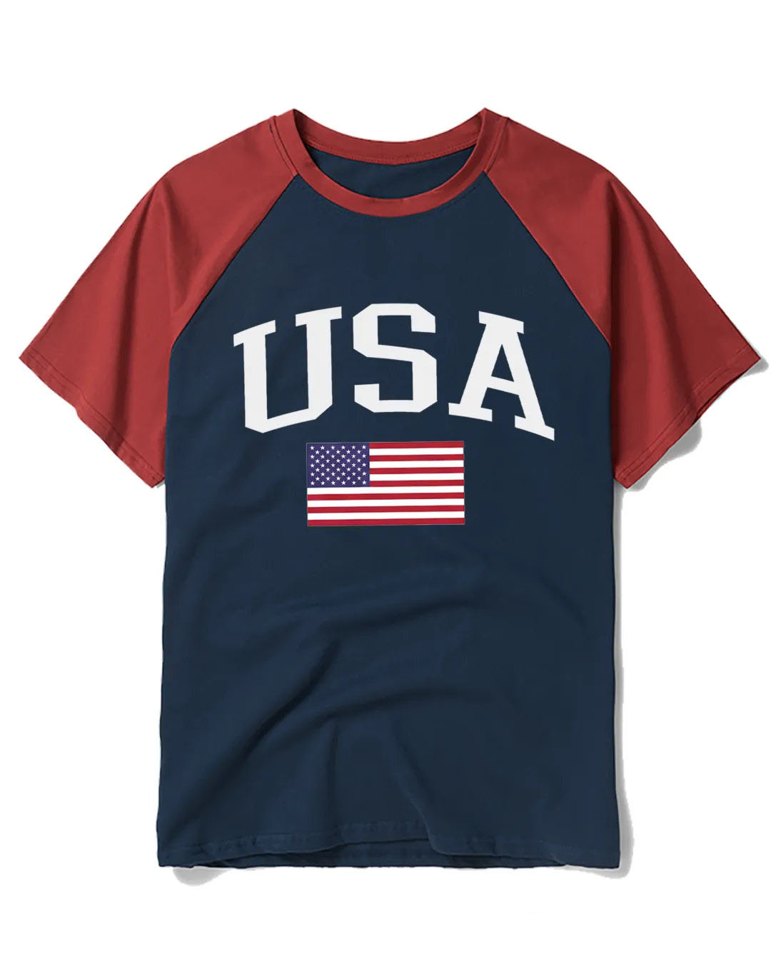 USA Flag Patriotic Graphic Tee
