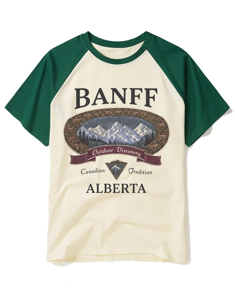 Canadian Rocky Mountain Raglan Tee