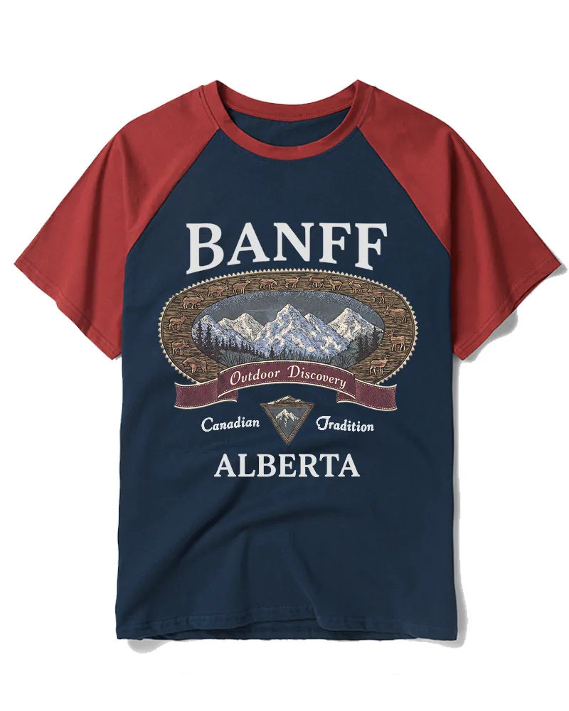 Canadian Rocky Mountain Raglan Tee