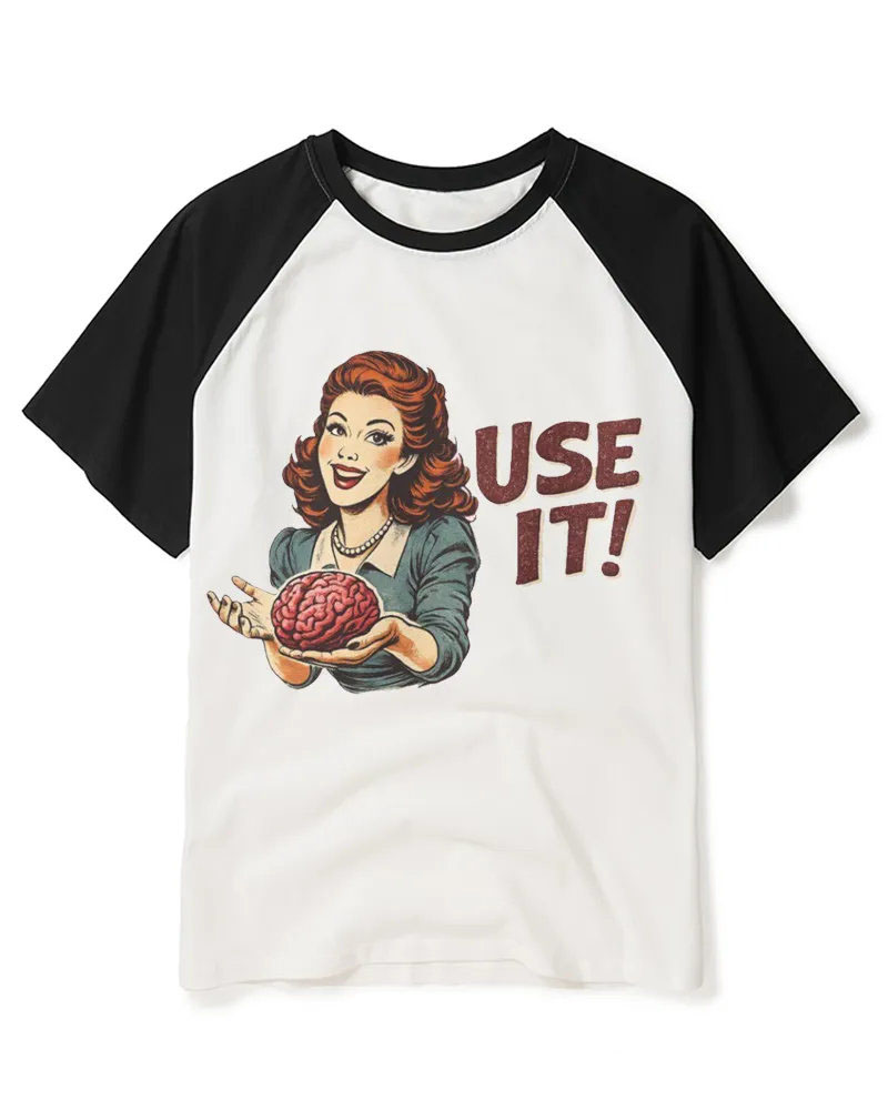 Use It 1950s Raglan Baseball T-Shirt
