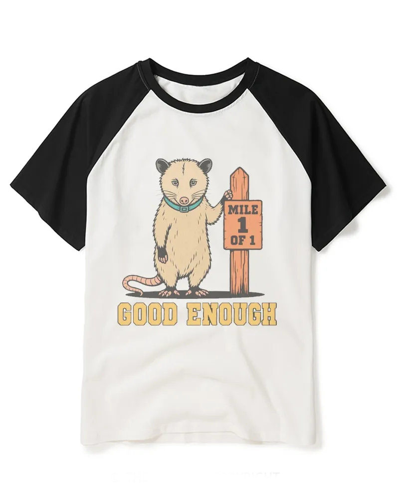 Good Enough 1980s Raglan Baseball T-Shirt