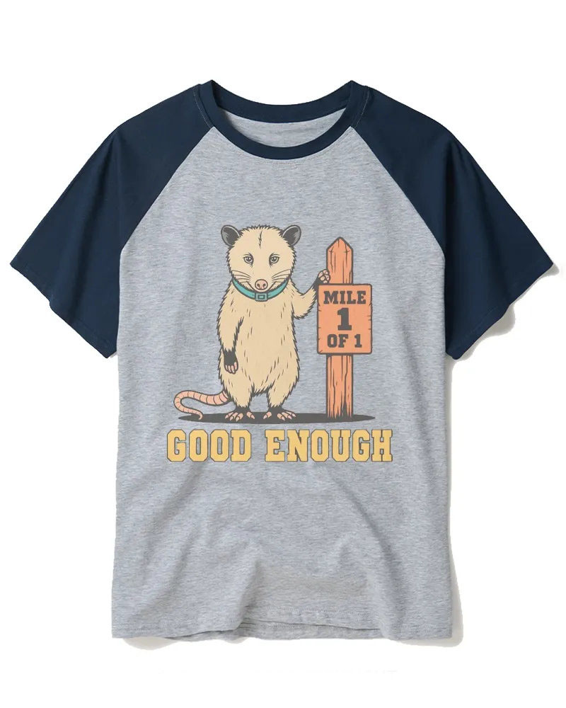Good Enough 1980s Raglan Baseball T-Shirt